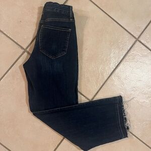 Express Straight Ankle, High Rise, Flexx Hyper Stretch Jeans, Size M Long